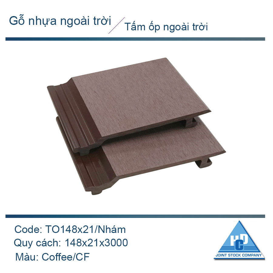 Wood plastic composite (WPC) for wall cladding